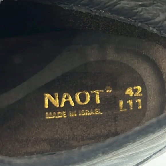 Naot Nefasi Boot Navy Velvet Nubuck Men’s Size US 9 - Picture 8 of 16